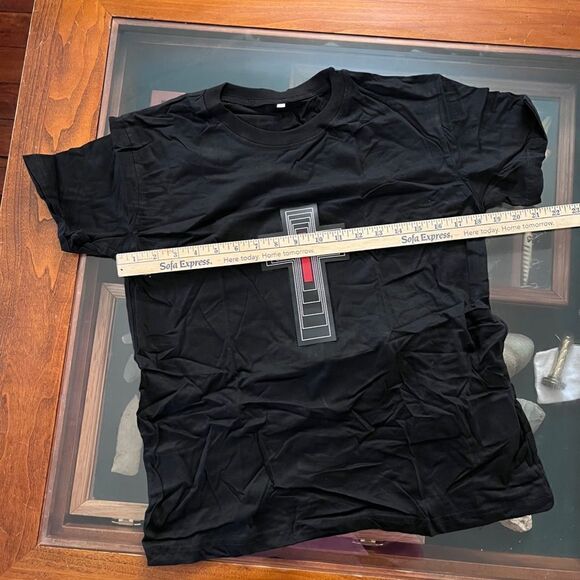 NEW UNISEX Sound Activated LED T-Shirt Light Up Flashing T-Shirt RECYCLE LARGE - Picture 9 of 12